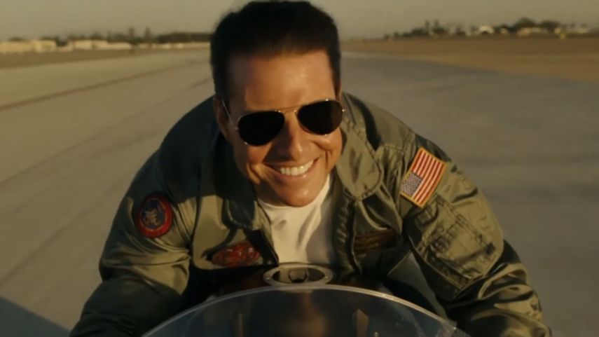 Tom Cruise en Top Gun.&nbsp;