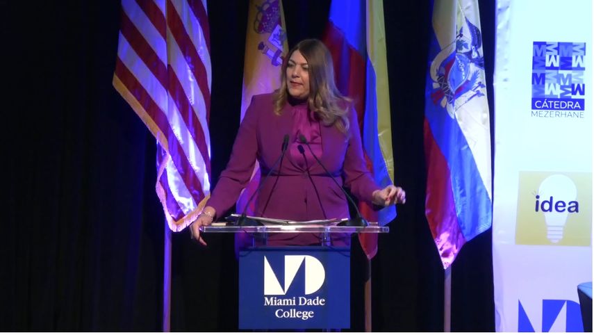 Madeline Pumariega, presidenta del Miami Dade College. 