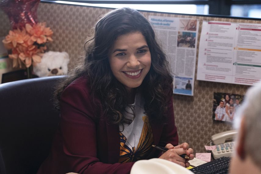 Fotograf&iacute;a de la actriz y productora America Ferrera, publicada en la cuenta oficial de Twitter&nbsp;@netflixqueue el 21 de enero de 2020.