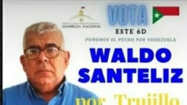 El candidato a diputado por el partido Primero Venezuela, Waldo Santeliz.