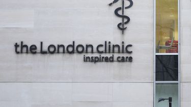 En esta imagen de archivo, vista general de la London Clinic donde Kate Middleton, la princesa de Gales, se recuperaba de una operación, en Londres, el 17 de enero de 2024.