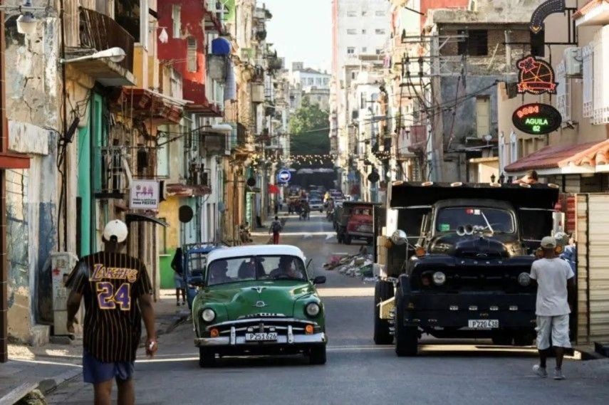 Una calle en La Habana, Cuba