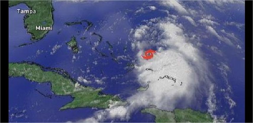 La tormenta tropical Cristobal, que se formó a primeras horas del domingo, mantiene su trayectoria con dirección norte, con vientos máximos sostenidos de 45 millas por hora, informó hoy el Centro Nacional de Huracanes (CNH) de Estados Unidos. (Foto: