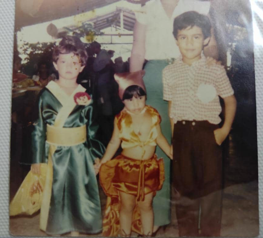 Francisco Espinoza con 5 años en una fiesta de disfraces en Venezuela.&nbsp;