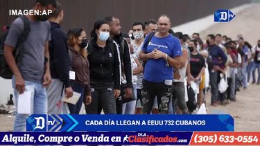 el diario en 90 segundos: cada dia llegan a eeuu 732 cubanos