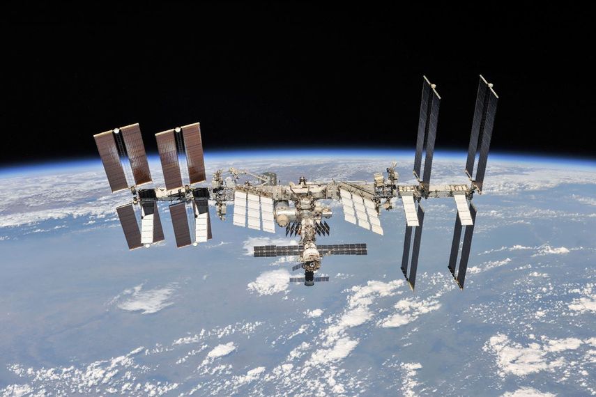 La Estación Espacial Internacional.