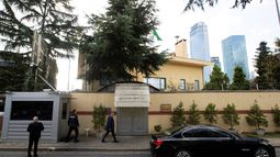 Vista del Consulado de Arabia Saudita en Estambul, Turquía, el lugar al que entró el reportero saudí Jamal Khashoggi el martes 2 de octubre, sin que conste que haya vuelto a salir.