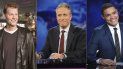 En esta combinación de fotos, de izquierda a derecha: Craig Kilborn, exconductor de The Daily Show, asiste al estreno de Old School en Los Angeles el 13 de febrero de 2003; Jon Stewart durante una grabación de The Daily Show with Jon Stewart en Nueva York el 30 de noviembre de 2011; y Trevor Noah durante una grabación de The Daily Show with Trevor Noah en Nueva York el 29 de septiembre de 2015. En esta combinación de fotos, de izquierda a derecha: Craig Kilborn, exconductor de The Daily Show, asiste al estreno de Old School en Los Angeles el 13 de febrero de 2003; Jon Stewart durante una grabación de The Daily Show with Jon Stewart en Nueva York el 30 de noviembre de 2011; y Trevor Noah durante una grabación de The Daily Show with Trevor Noah en Nueva York el 29 de septiembre de 2015.