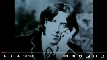 Imagen del escritor Oscar Wilde.