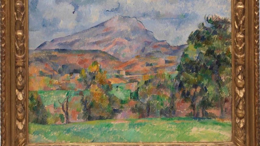 La montagne Sainte-Victoire, del pintor francés Paul Cézanne, una&nbsp; de las piezas que irán a subasta.&nbsp;