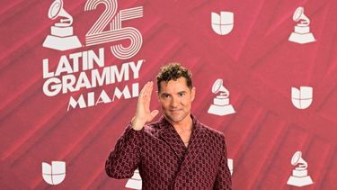 El cantautor español David Bisbal asiste a la 25a Entrega Anual de los Premios Latin Grammy en el Kaseya Center en Miami, Florida, el 14 de noviembre de 2024.