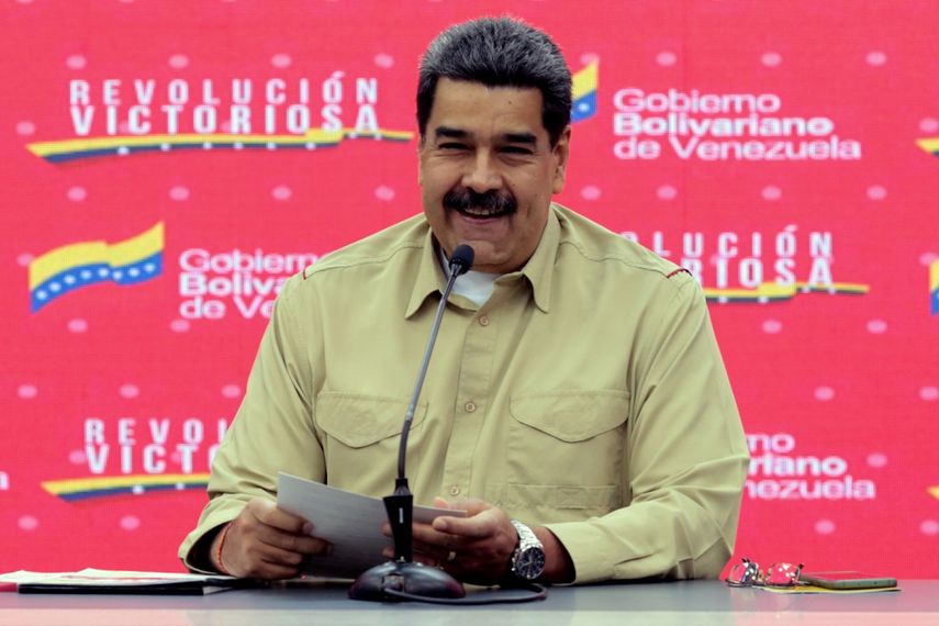 El dictador venezolano Nicol&aacute;s Maduro.