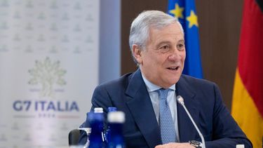 Antonio Tajani, ministro de Relaciones Exteriores de Italia