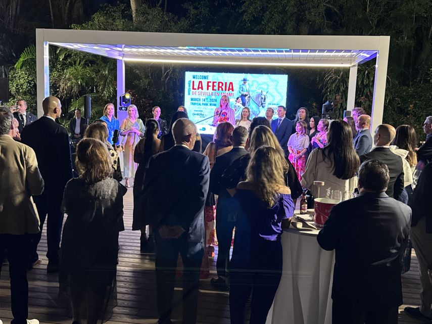 Preferia de Sevilla en Miami, recepción organizada en la residencia del Consulado Español en la ciudad. &nbsp;