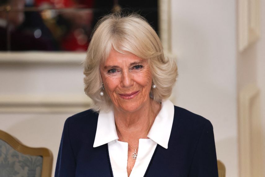 En esta foto de archivo tomada el 19 de octubre de 2021, Camilla, duquesa de Cornualles, asiste a los premios Oldie Of The Year 2021 en The Savoy Hotel en Londres.&nbsp;