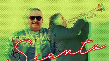 Portada del sencillo Siento, de Gustavo Quintero con Arturo Sandoval en la trompeta.&nbsp;