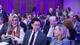 La presidenta del Consejo Empresarial Alianza por Iberoamérica (CEAPI), Núria Vilanova, el canciller mexicano, Roberto Velasco, y la presidenta Banco Europeo de Inversiones (BEI), Nadia Calviño, durante la inauguración del IX Congreso Iberoamericano en Ciudad de México.
