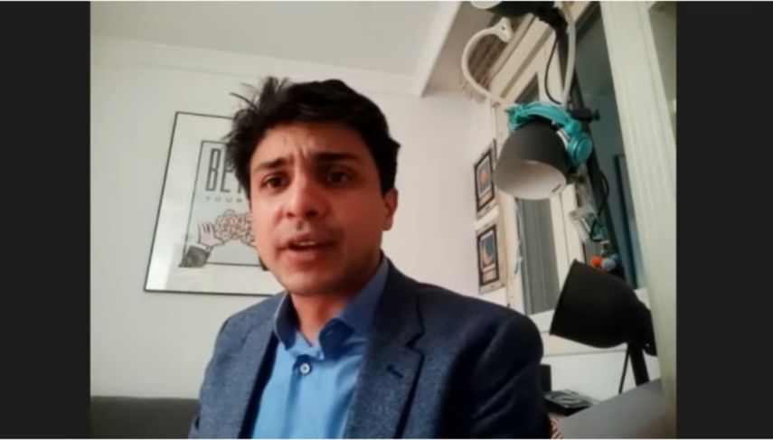 El expreso político, desterrado y ganador del Premio Sárajov, Lorent Saleh.&nbsp;