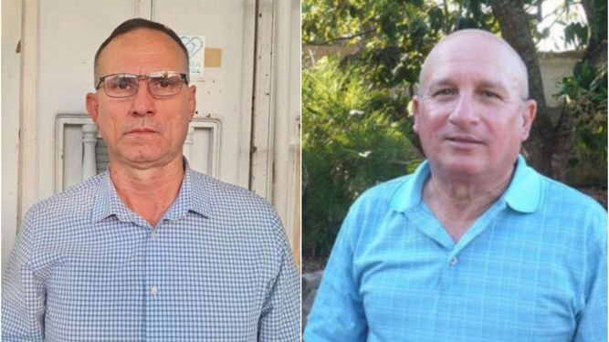 Collage de foto de los dos líderes opositores cubanos, José Daniel Ferrer y Félix Navarro.