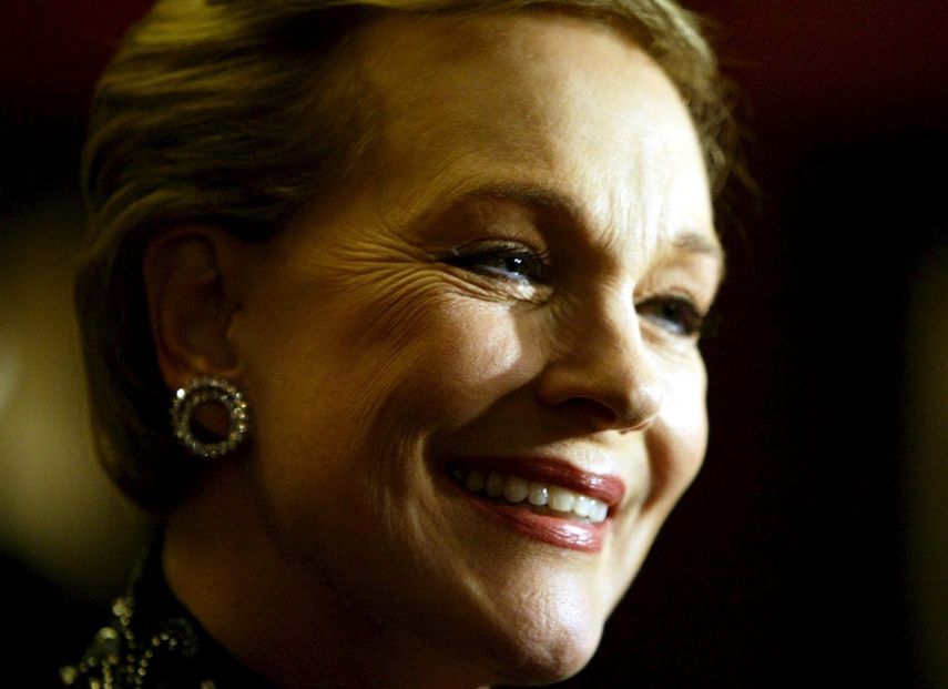 La actriz británica Julie Andrews.