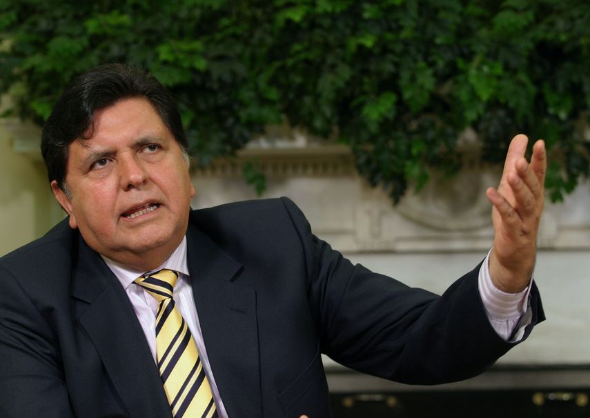 El expresidente, Alan García.&nbsp;