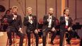 En esta foto de archivo del siete de mayo de 1992, The Statler Brothers, de izquierda a derecha, Harold Reid, Phil Balsley, Don Reid y Jimmy Fortune, act&uacute;an en Nashville, Tenn.&nbsp;