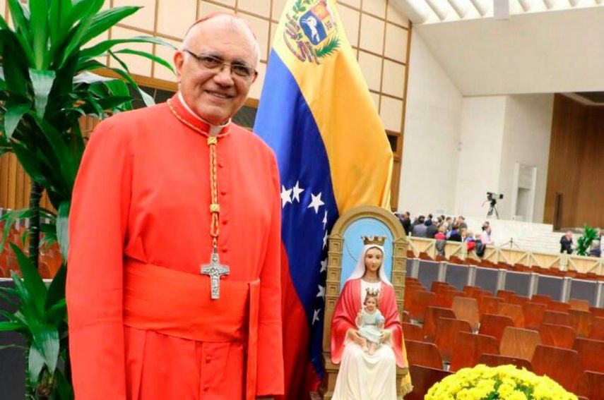 El Cardenal Baltazar Porras Cardozo.&nbsp;