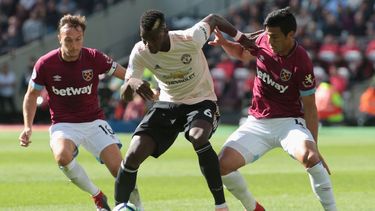 El francés, Paul Pogba, fue titular a pesar de la relación tensa que tiene actualmente con Mourinho.