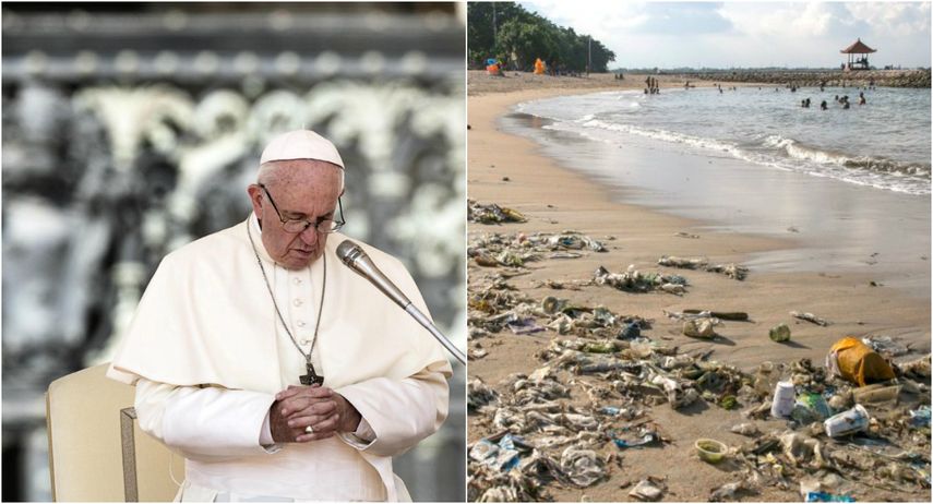 La situación ambiental, tanto a nivel global como en muchos lugares concretos, no se puede considerar satisfactoria, cuestionó el papa Francisco.&nbsp;