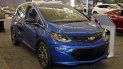 Un Chevrolet Bolt EV en el Salón Internacional del Automóvil en Pittsburgh. Un Chevrolet Bolt EV en el Salón Internacional del Automóvil en Pittsburgh.