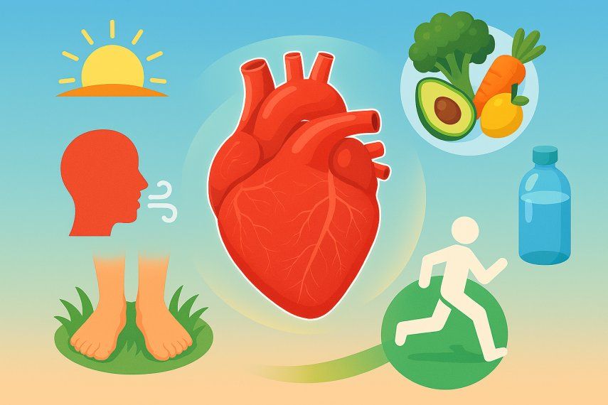 &nbsp;Para que un corazón esté sano hay que cuidar diferentes aspectos de la vida.&nbsp;