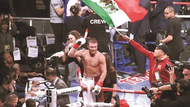 Fotografía de archivo del boxeador mexicano Saúl Canelo Álvarez.