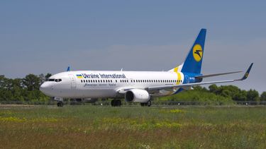 Fotograf&iacute;a del s&aacute;bado 26 de mayo de 2018 del avi&oacute;n ucraniano Boeing 737-800 UR-PSR que se estrell&oacute; el mi&eacute;rcoles 8 de enero de 2020 en las afueras de Teher&aacute;n, Ir&aacute;n, en el momento en que esperaba despegar del aeropuerto internacional Borispil en las afueras de Kiev, Ucrania.&nbsp;