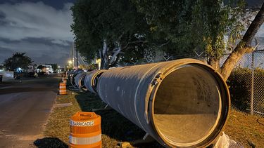 Obras que se llevan a cabo en Hialeah.&nbsp;