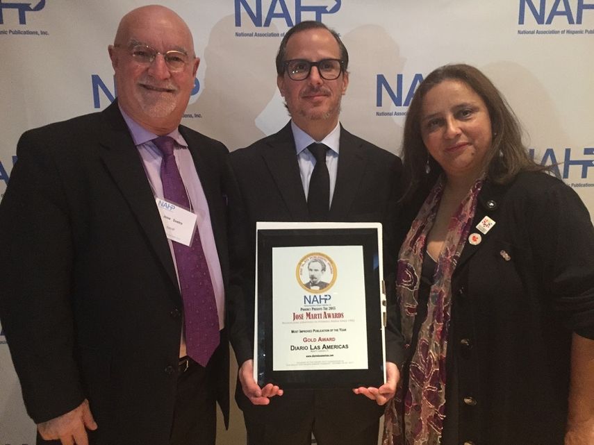 Esta distinción fue otorgada durante la convención de la NAHP en Dallas, Texas, y fue recibido por el director de Mercadeo, Camilo Aguiar Mendez (CORTESÍA)