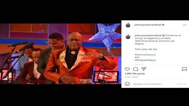 Los cantantes dominicanos Johnny y Jandy Ventura.