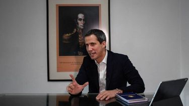 El presidente encargado de Venezuela, Juan Guaidó.