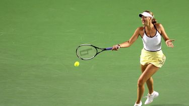 Sharapova se recupera de una lesión en un músculo de la cadera.&nbsp;