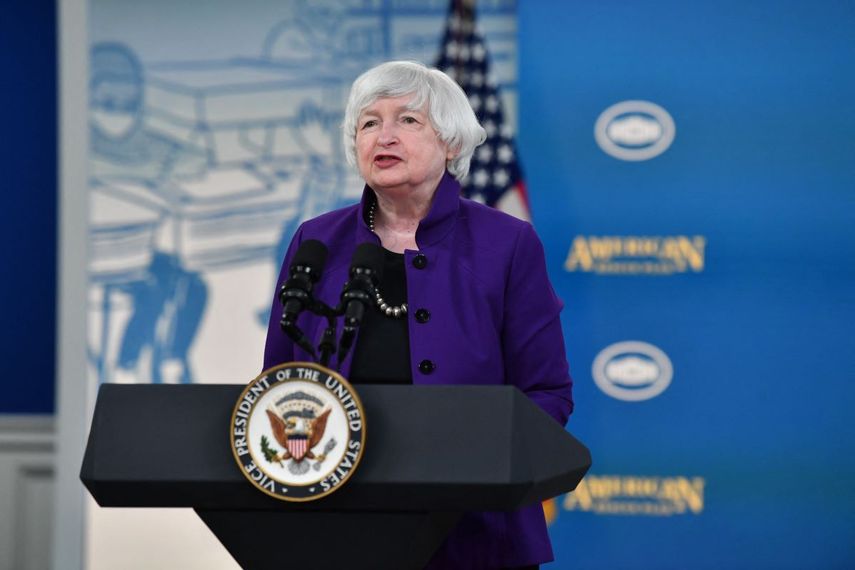 La secretaria del Tesoro estadounidense, Janet Yellen.