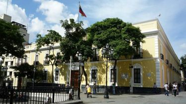 Casa Amarilla, sede de la Cancillería de Venezuela.