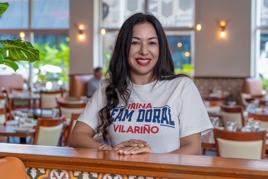 Irina Vilariño, candidata al Concejo de Doral.