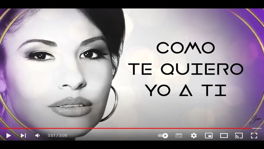 Lanzan tema de Selena Quintanilla, Como te quiero yo a ti.