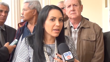 Delsa Solórzano, presidenta de la Comisión Política Interior del Parlamento venezolano.