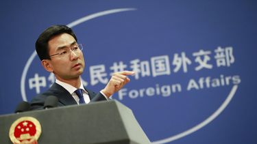Geng Shuang,&nbsp;&nbsp;portavoz de la cancillería china.