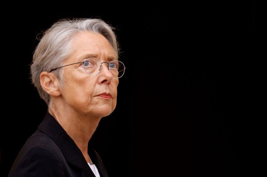 La primera ministra francesa Elisabeth Borne en París el 25 de agosto de 2023.&nbsp;