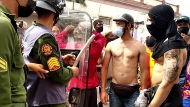 Manifestaciones del 11J en Cuba.&nbsp;