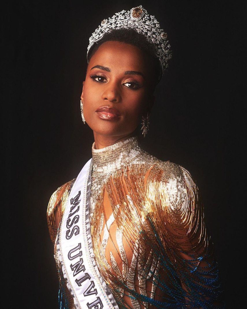 Miss Universo 2019,&nbsp;Zozibini Tunzi.&nbsp;