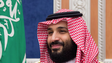 El príncipe heredero saudí, Mohamed bin Salman.  