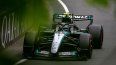 El piloto italiano de Mercedes, Kimi Antonelli, compite durante la sesión de clasificación para el Gran Premio de Canadá de Fórmula 1 de 2026 en el Circuito Gilles-Villeneuve en Montreal, Canadá, el 23 de mayo de 2026.