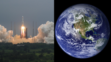 Cohete chino fuera de control amenaza a la Tierra este fin de semana